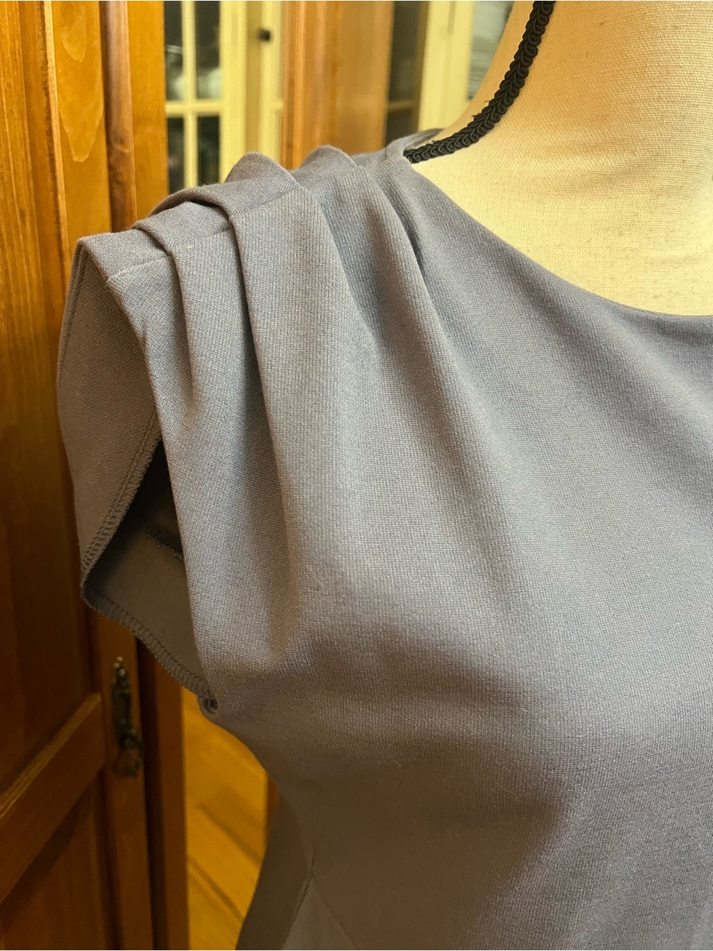 Banana Republic Sleeveless Midi Dress in Slate Blue - Picture 5 of 12